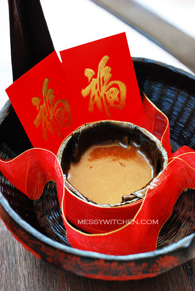 Chinese New Year Ti Kuih (Nian Gao-Sweet Sticky Rice Cake 